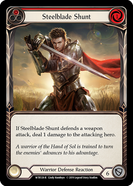 Steelblade Shunt - Red Card Front