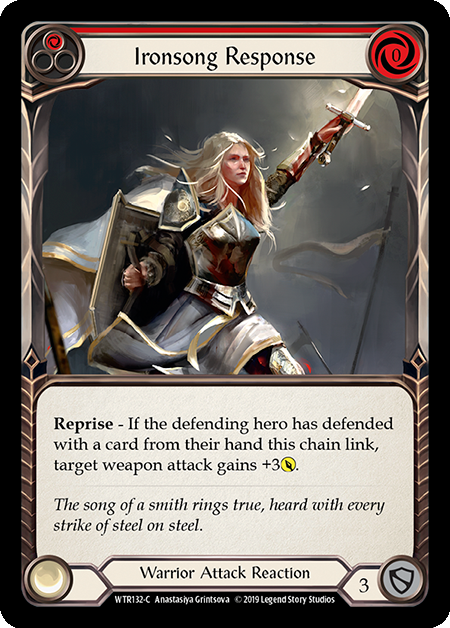 Ironsong Response - Red Card Front