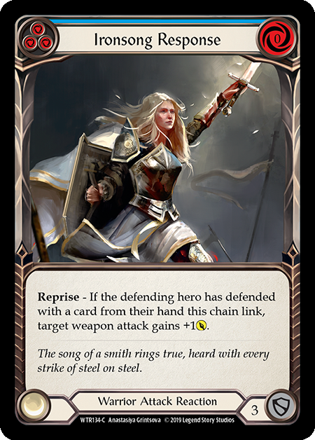 Ironsong Response - Blue Card Front