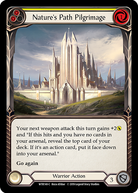 Nature's Path Pilgrimage - Yellow Card Front