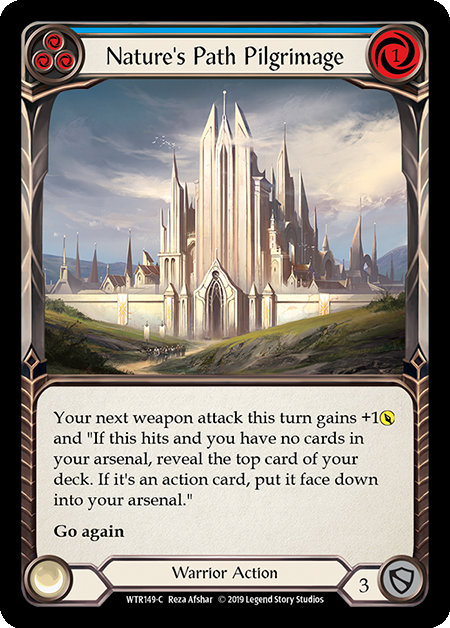 Nature's Path Pilgrimage - Blue Card Front