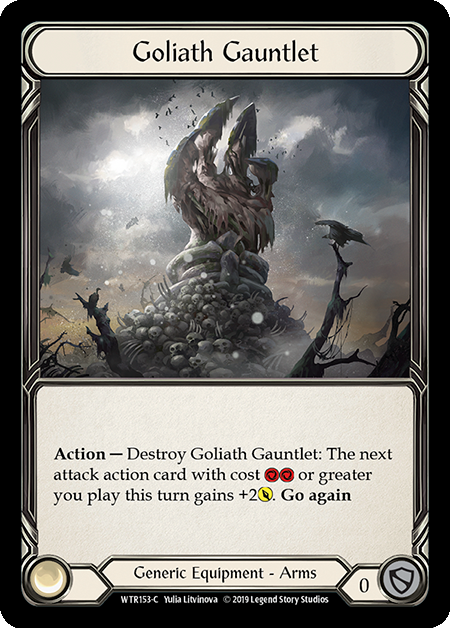 Goliath Gauntlet Card Front