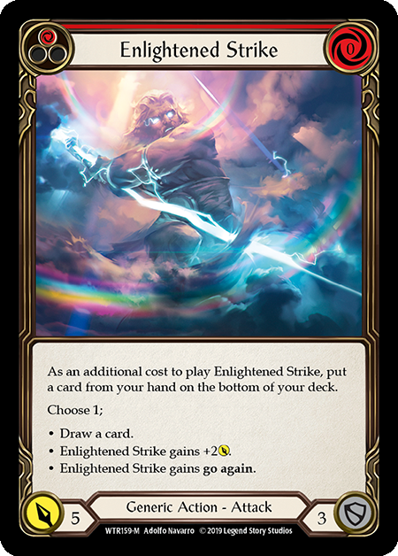Enlightened Strike Card Front