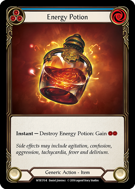 Energy Potion Card Front