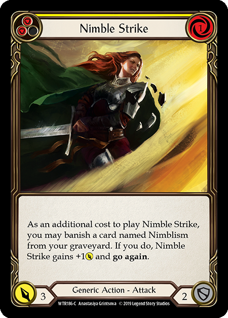 Nimble Strike - Yellow Card Front