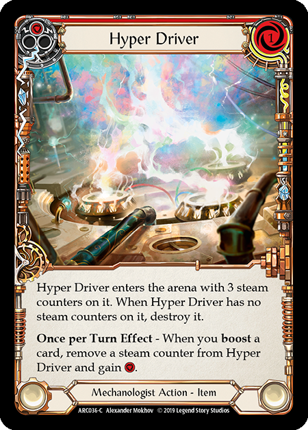 Hyper Driver (Red) Card Front