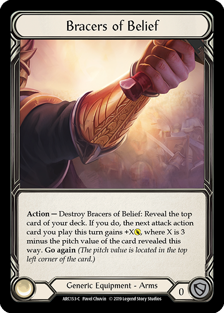 Bracers of Belief Card Front