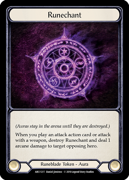 Runechant // Crucible of Aetherweave Card Front