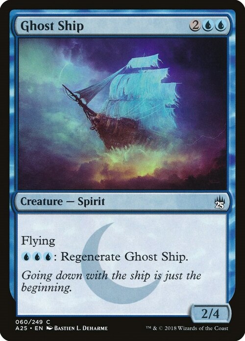 Barco fantasma Frente
