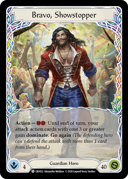 Bravo, Showstopper Card Front