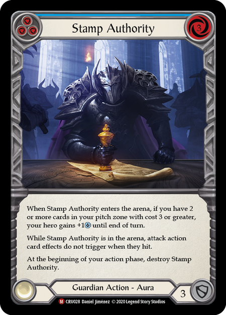 Stamp Authority Card Front