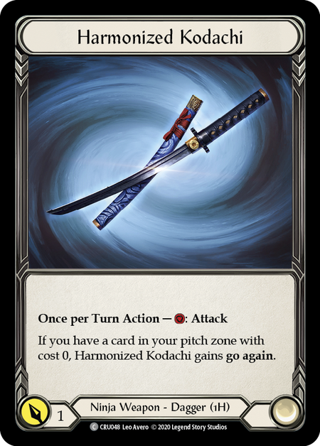 Harmonized Kodachi Card Front