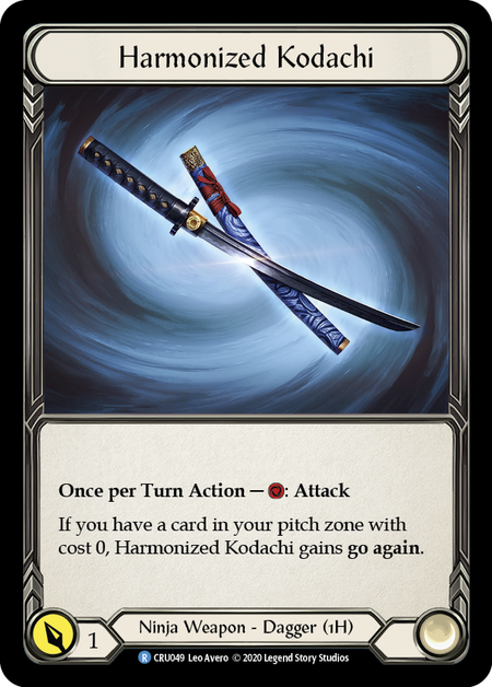 Harmonized Kodachi Card Front