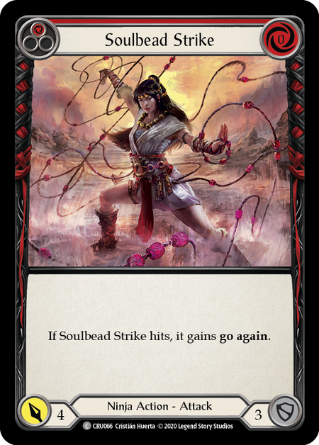 Soulbead Strike (Red) Card Front