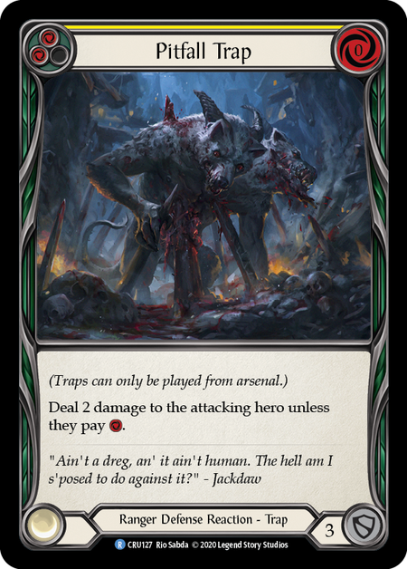 Pitfall Trap Card Front