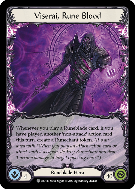 Viserai, Rune Blood Card Front