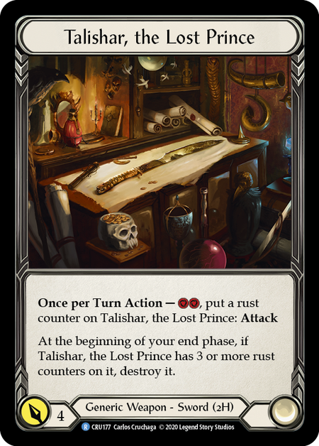 Talishar, the Lost Prince Card Front