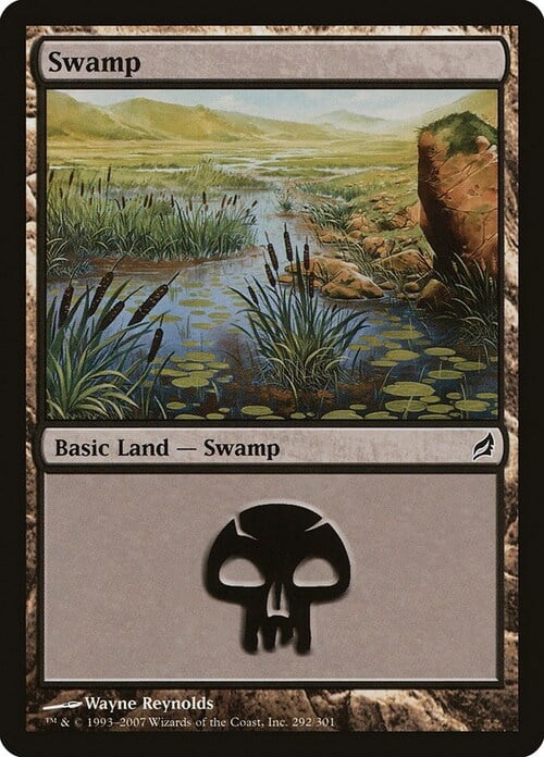 Swamp Card Front
