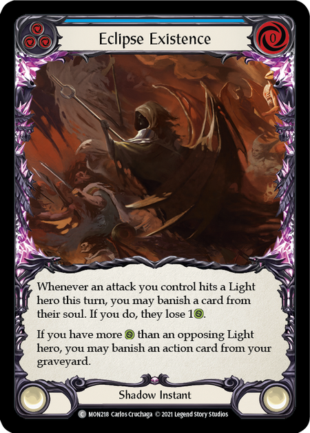 Eclipse Existence Card Front