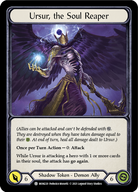 Ursur, the Soul Reaper Card Front
