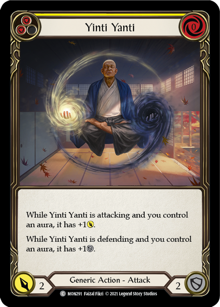 Yinti Yanti - Yellow Card Front