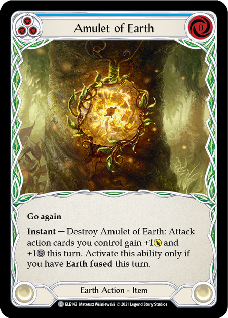 Amulet of Earth Card Front