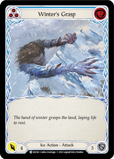 Winter's Grasp (Blue) Card Front