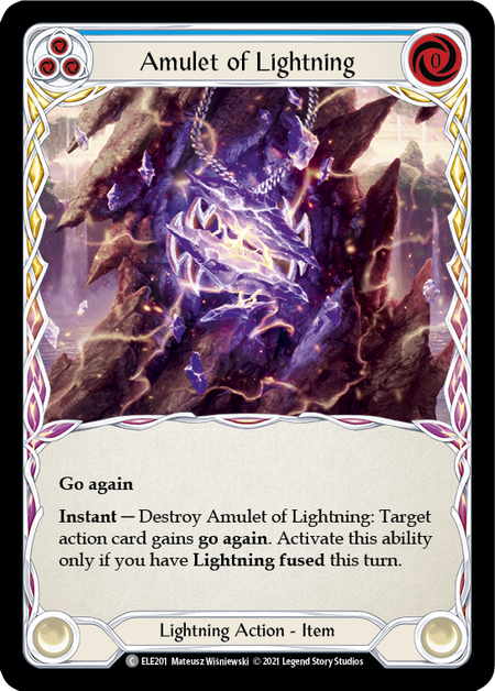 Amulet of Lightning Card Front