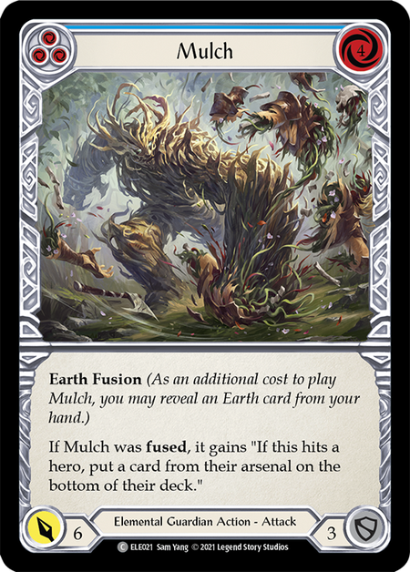 Mulch - Blue Card Front