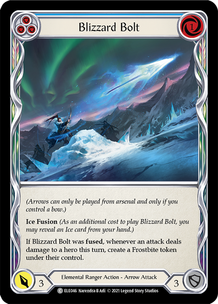 Dardo Glaciale (Blu) Card Front