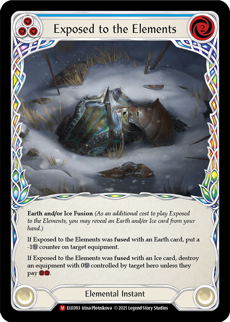 Exposed to the Elements Card Front