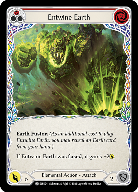 Entwine Earth - Red Card Front