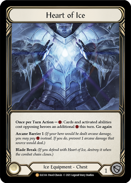 Heart of Ice Card Front