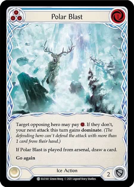 Polar Blast - Blue Card Front