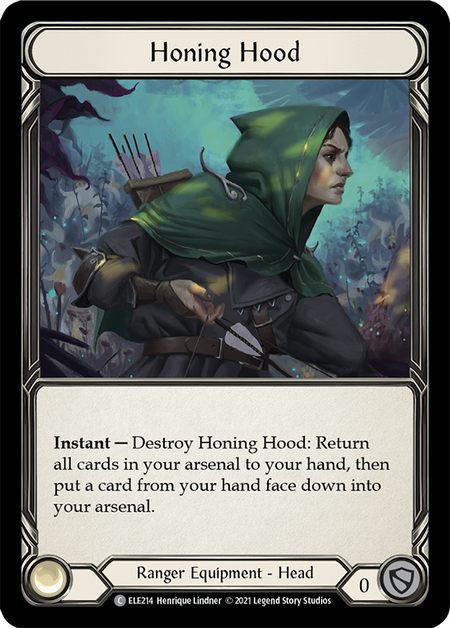 Honing Hood Card Front