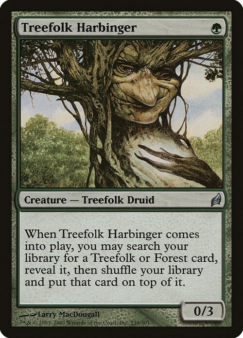 Treefolk Harbinger Card Front