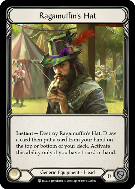 Ragamuffin's Hat Card Front