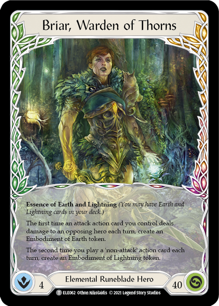 Briar, Warden of Thorns // Titan's Fist Card Front