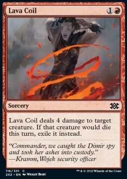 Lava Coil Card Front