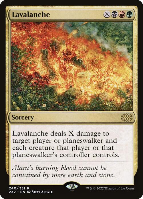 Lavalanga Card Front