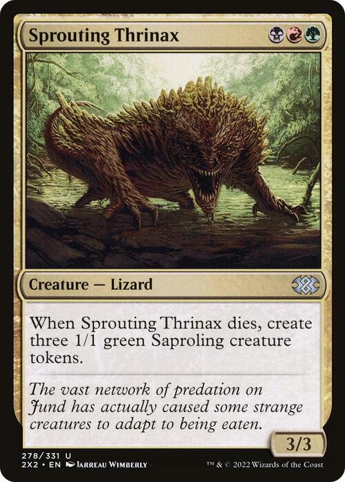Thrinax dei Germogli Card Front