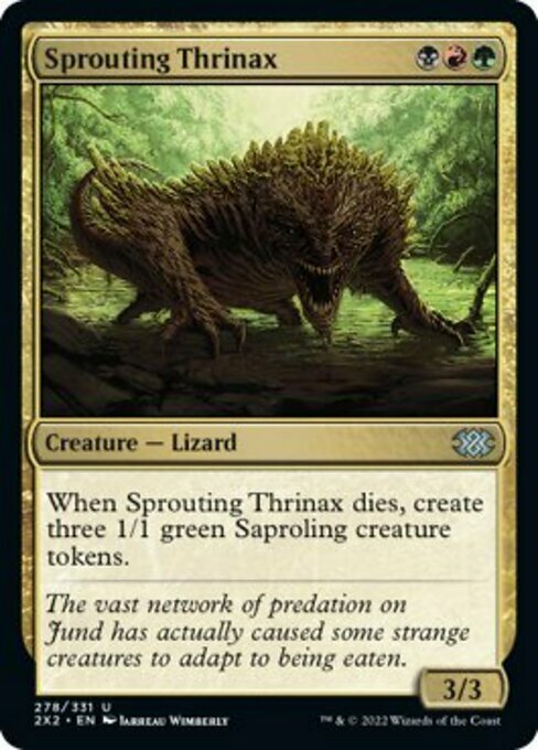 Sprouting Thrinax Card Front