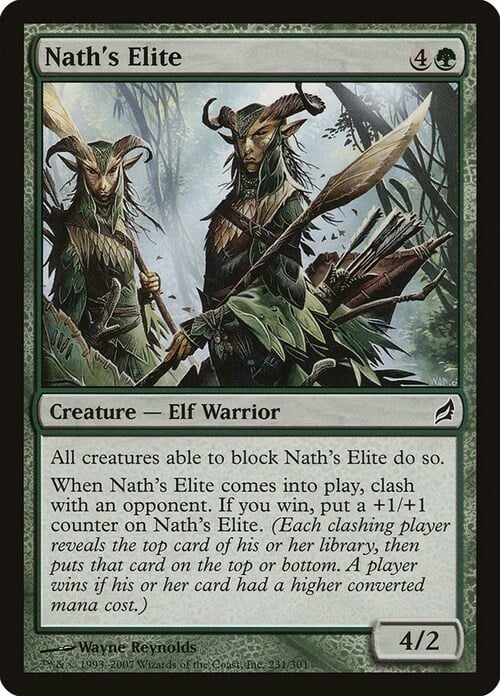 Nath's Elite Card Front