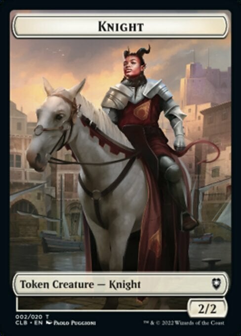 Knight // Treasure Card Front