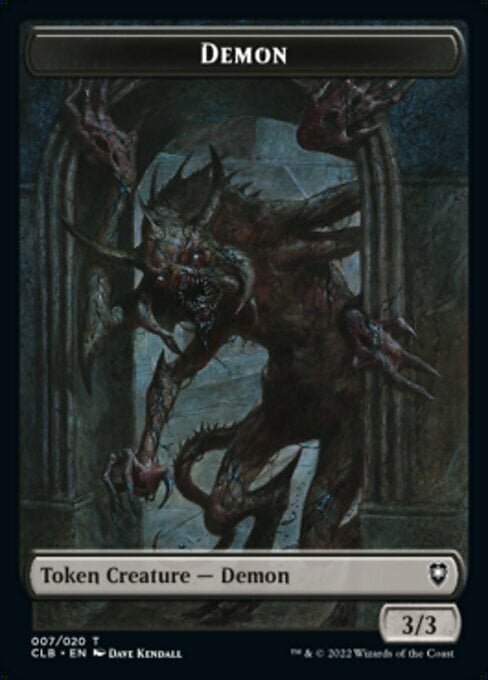 Demon // Treasure Card Front