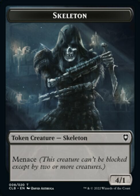 Skeleton // Treasure Card Front