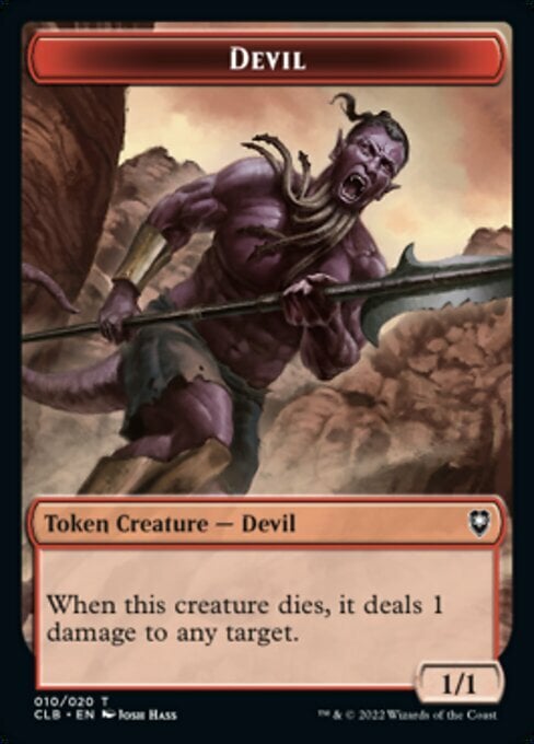 Devil // Treasure Card Front