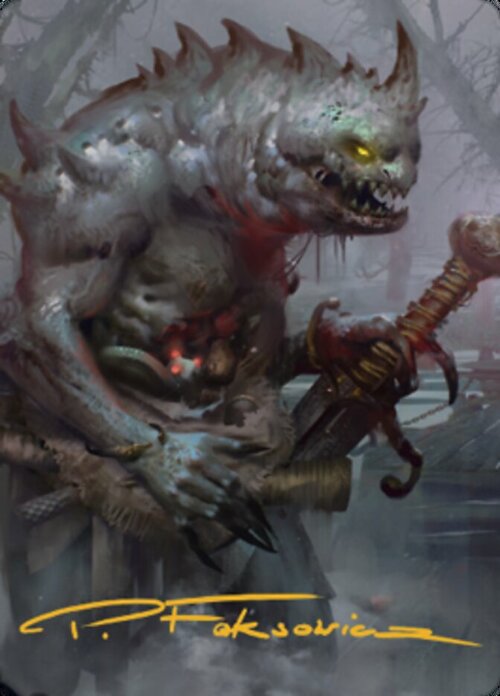 Art Series: Gray Slaad Card Front