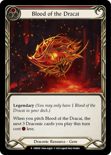 Blood of the Dracai Card Front