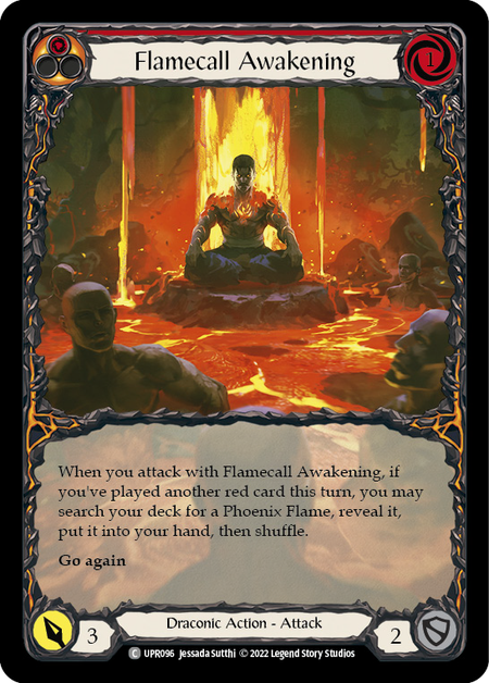 Flamecall Awakening Card Front